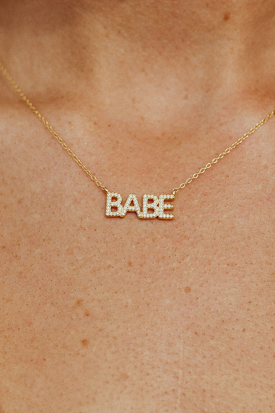 BABE Pave Necklace