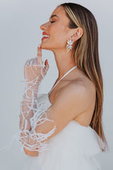Monroe Feather Gloves