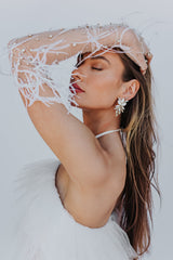 Monroe Feather Gloves